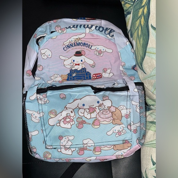 Sanrio Cinnamoroll Kids Backpack Blue and Pink - Picture 2 of 4